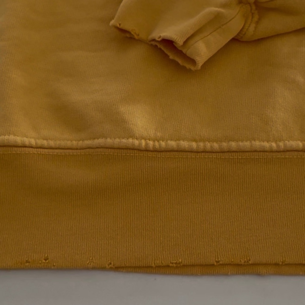 We The Free by Free People Women’s Mustard Golden Yellow Sweatshirt - Picture 4 of 6